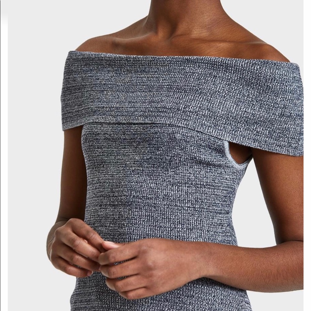 Ganni Vermont Off the Shoulder Top NWT - Picture 4 of 12